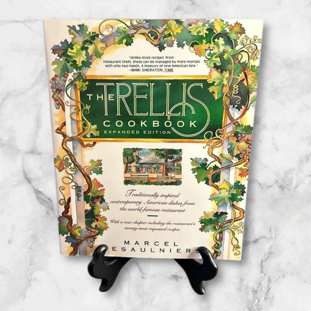 The Trellis cookbook expanded edition vintage 1998 paperback Marcel Desaulniers